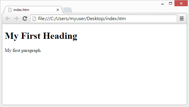 basic html page layout